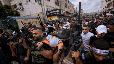 Two days of Israeli raids kill at least 16 Palestinians in West Bank .